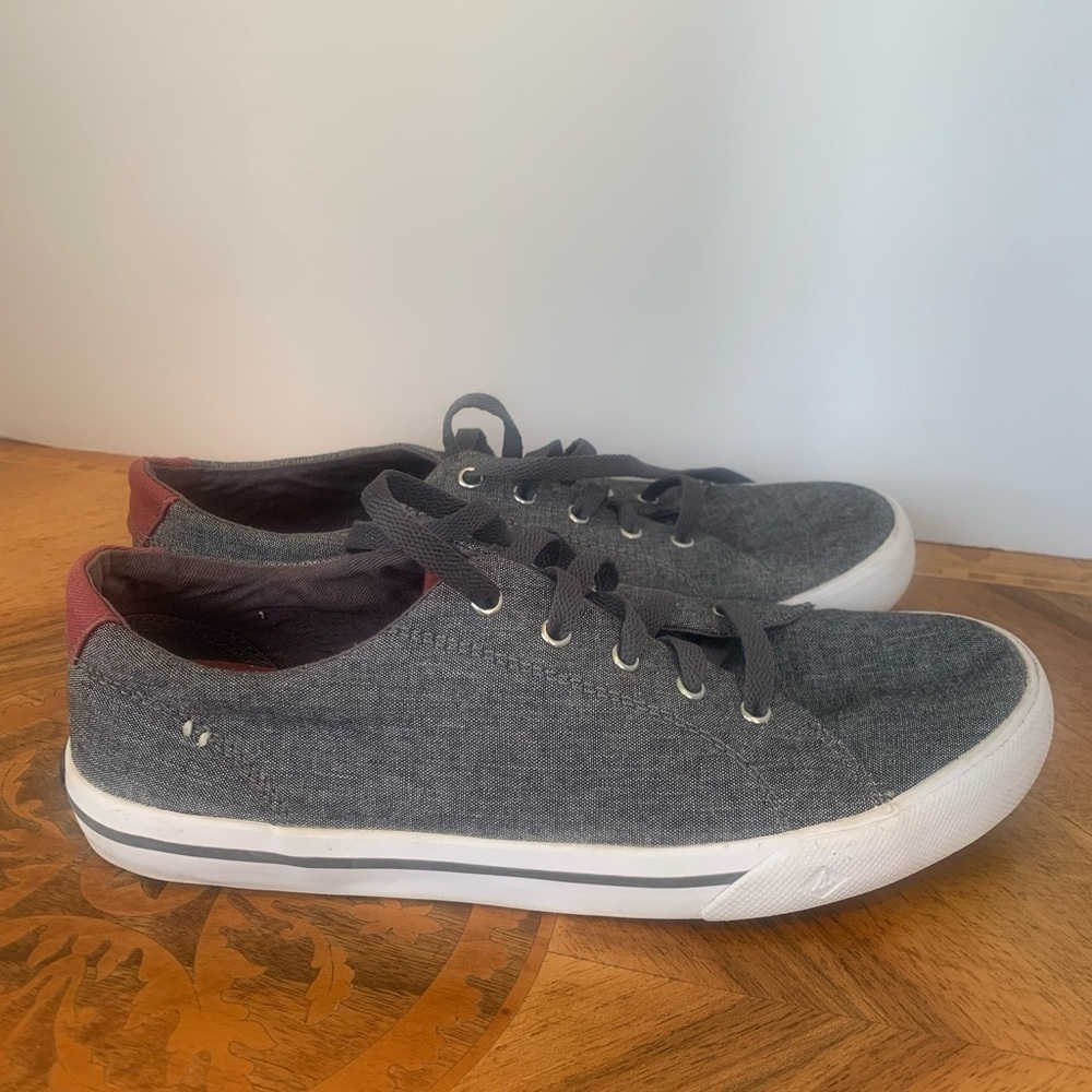 Sperry Top-Sider Gray Striper II Non-Marking Shoes Men’s Size 5 Women’s Size 6.5